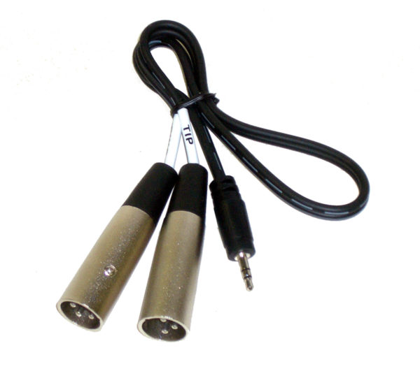 MX-2 Mini to XLR Stereo Y Cable