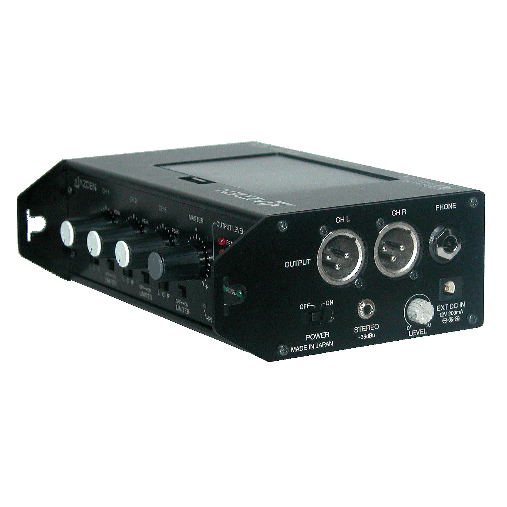 FMX-32a - 3 Channel Portable Mixer - Azden