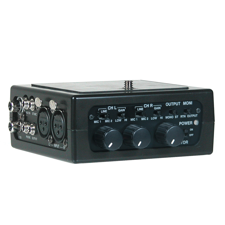2 Channel 3.5mm Stereo Mini headphone Audio Mixer powered mixer