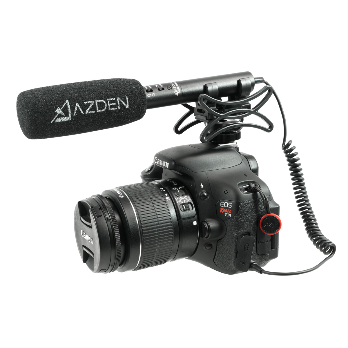 AZDEN SGM-990+i Microphone canon mono avec directivité cardioïde  sélectionnable