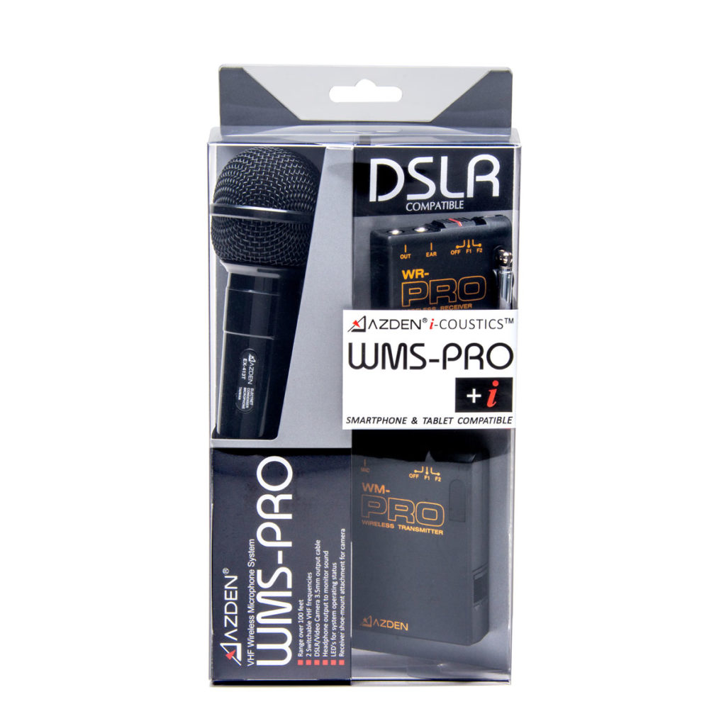 WMSPRO+i Wireless Microphone System Azden