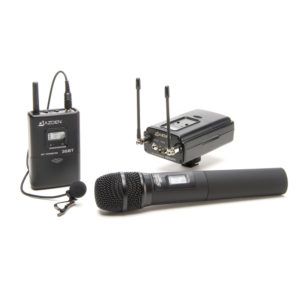 330LH Dual Channel UHF Wireless Microphone System Combo