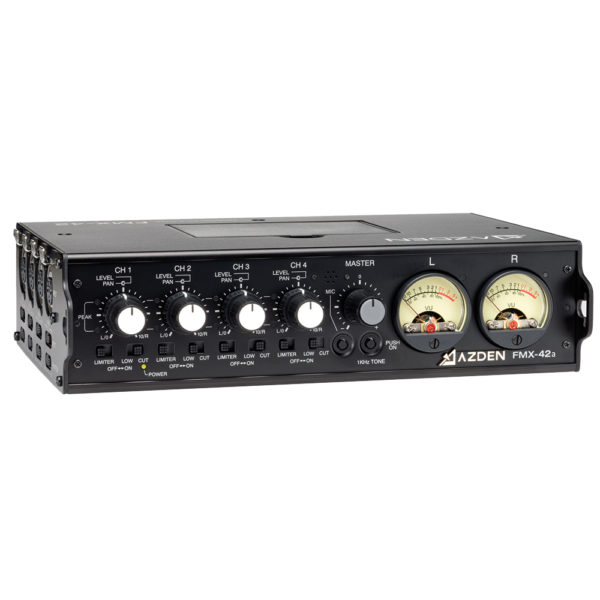 FMX-42a - 4 Channel Portable Mixer w/ 10-pin Camera Return