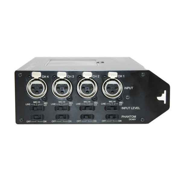 FMX-42a - 4 Channel Portable Mixer w/ 10-pin Camera Return - Image 3