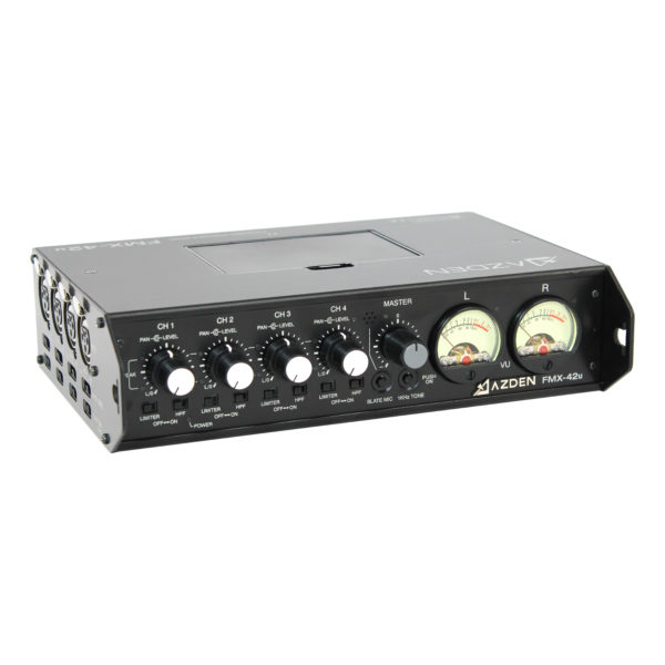 FMX-42u - 4 Channel Portable Mixer w/ USB Digital Audio Output