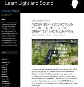 Read more about the article Learn Light And Sound Posts Video On SGM-250 Shotgun Microphone
