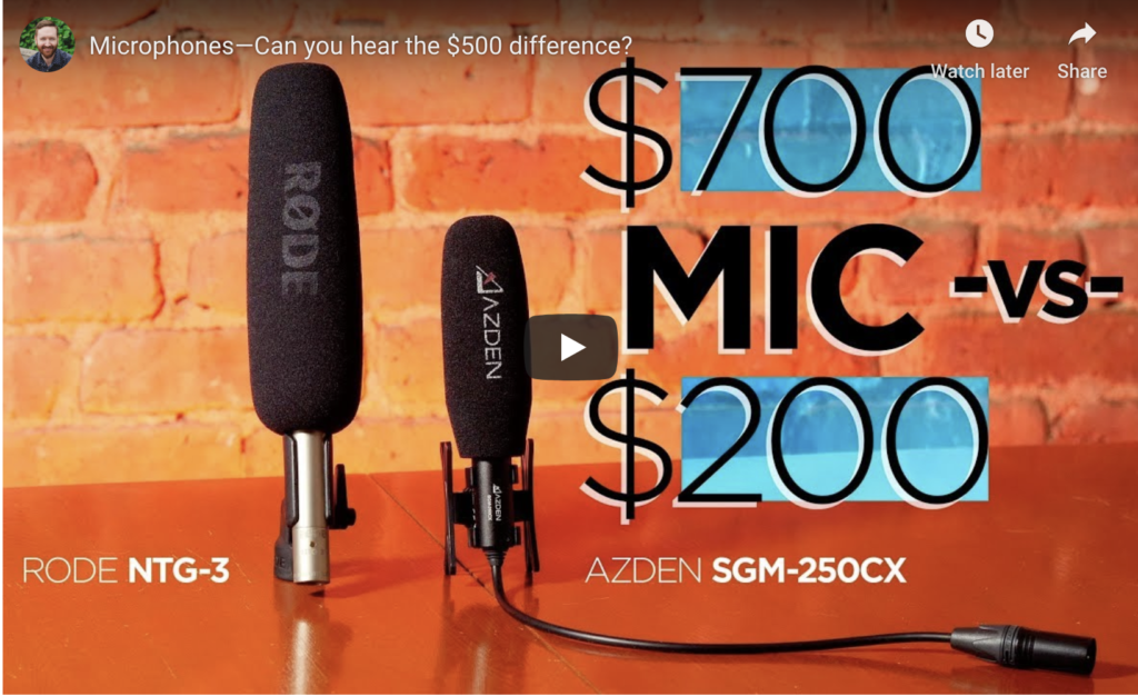 Can you hear the difference between a $700 microphone and a $200 ...