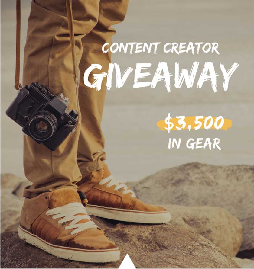 Read more about the article Content Creator Giveaway: Enter To Win $3,500 in Camera Gear