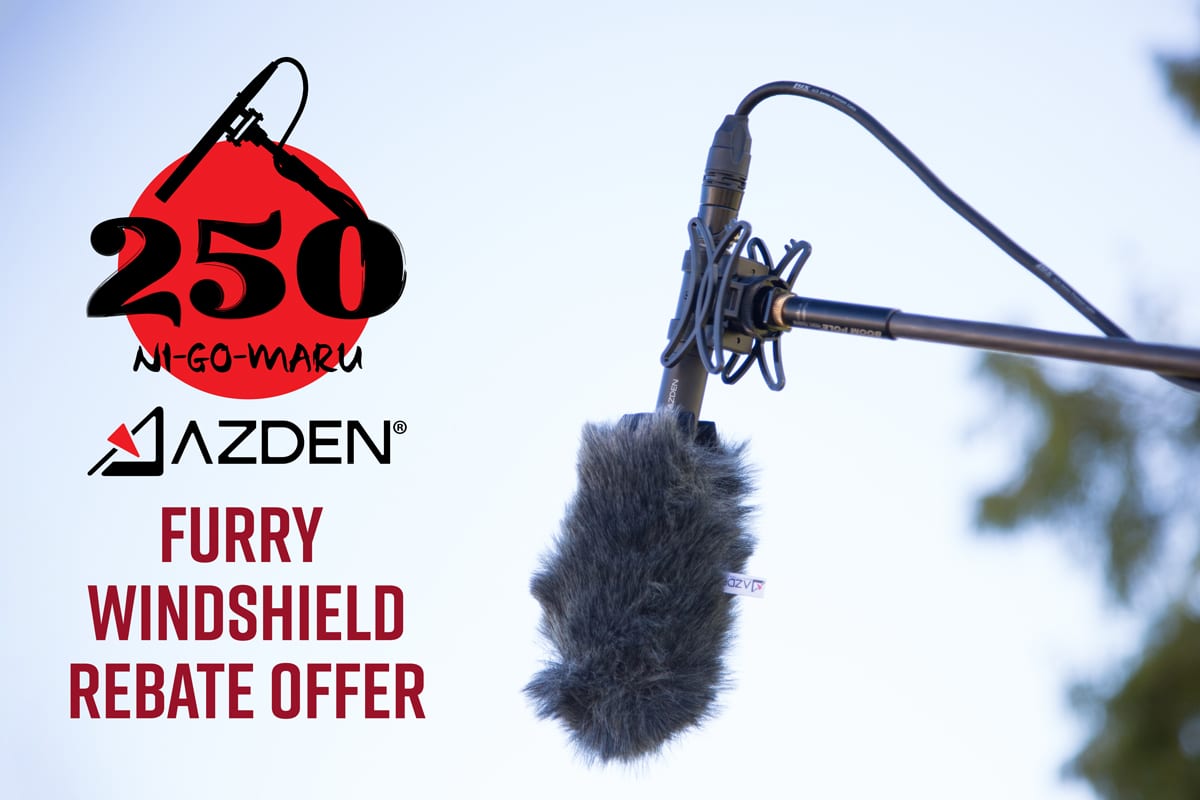 Read more about the article Ni-Go-Maru Shotgun Microphone Furry Windshield Rebate