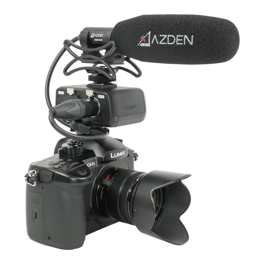 MX-M2 Audio Adapter Cable: Mini Jack to Mini XLR - Azden