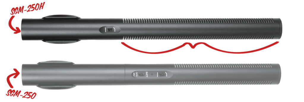 SGM-250H versus SGM-250 interference tube