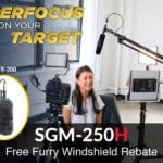“Hyperfocus” Furry Windshield Rebate for SGM-250H