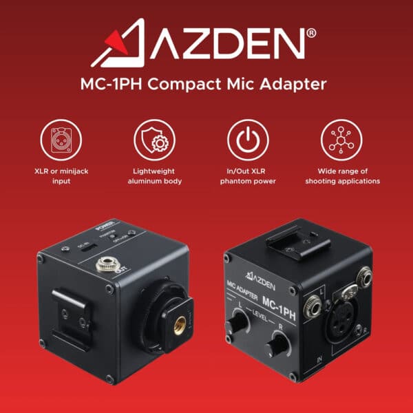MC-1PH Phantom Power Audio Mic Adapter - Image 2