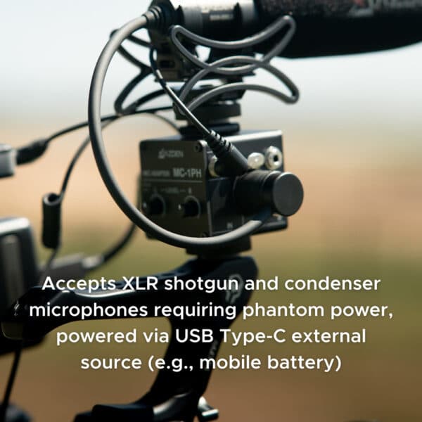 MC-1PH Phantom Power Audio Mic Adapter - Image 4